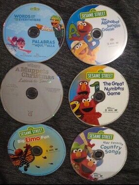 Sesame Street DlVD Bundle of 6